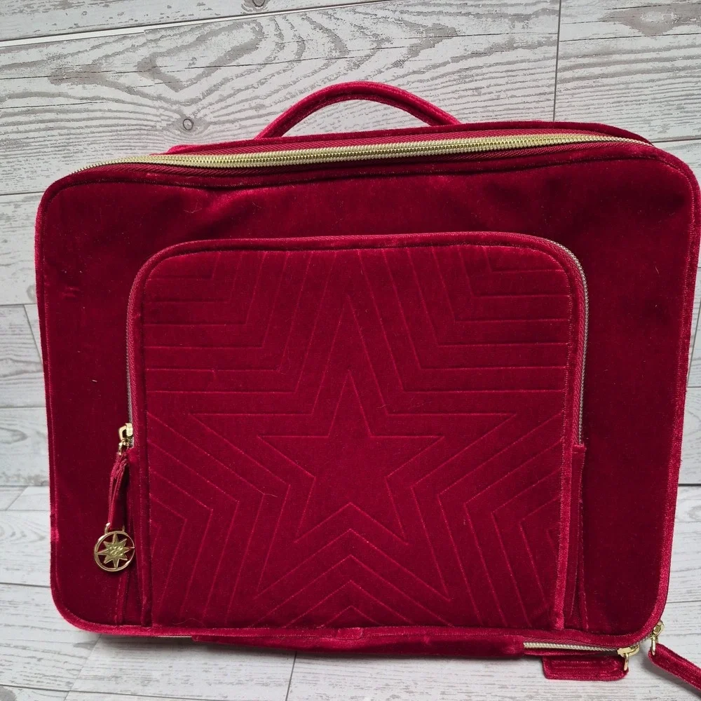 Estee Lauder Make-up Bag Limited Edition ~Red Velvet~ with Handle train case